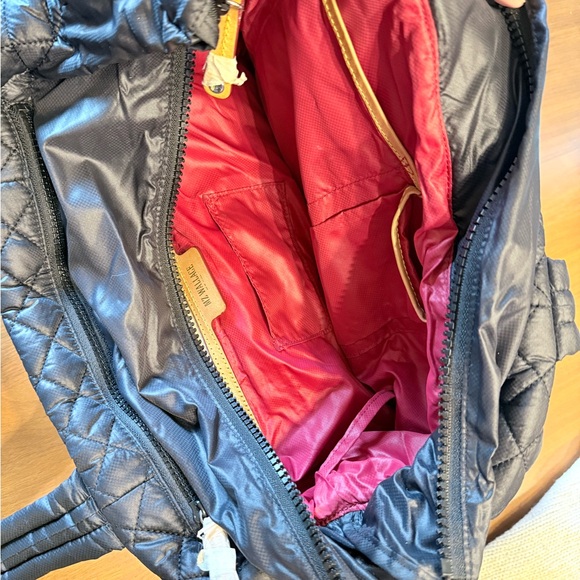 MZ Wallace X Lingua Franca LIMITED EDITION Black Give a Damn Metro Tote NEW - Picture 12 of 13